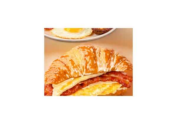 Imagen ilustrativa de Croassan Huevo Queso y Bacon